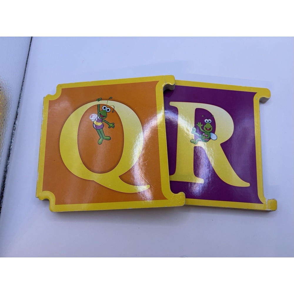 Vintage 25 Sesame Street Alphabet Interlocking ABC Board Book Set A-Z Missing 1 - Picture 8 of 16